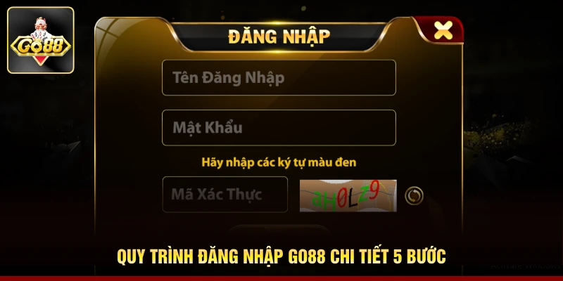 Quy trình đăng nhập Go88 chi tiết 5 bước